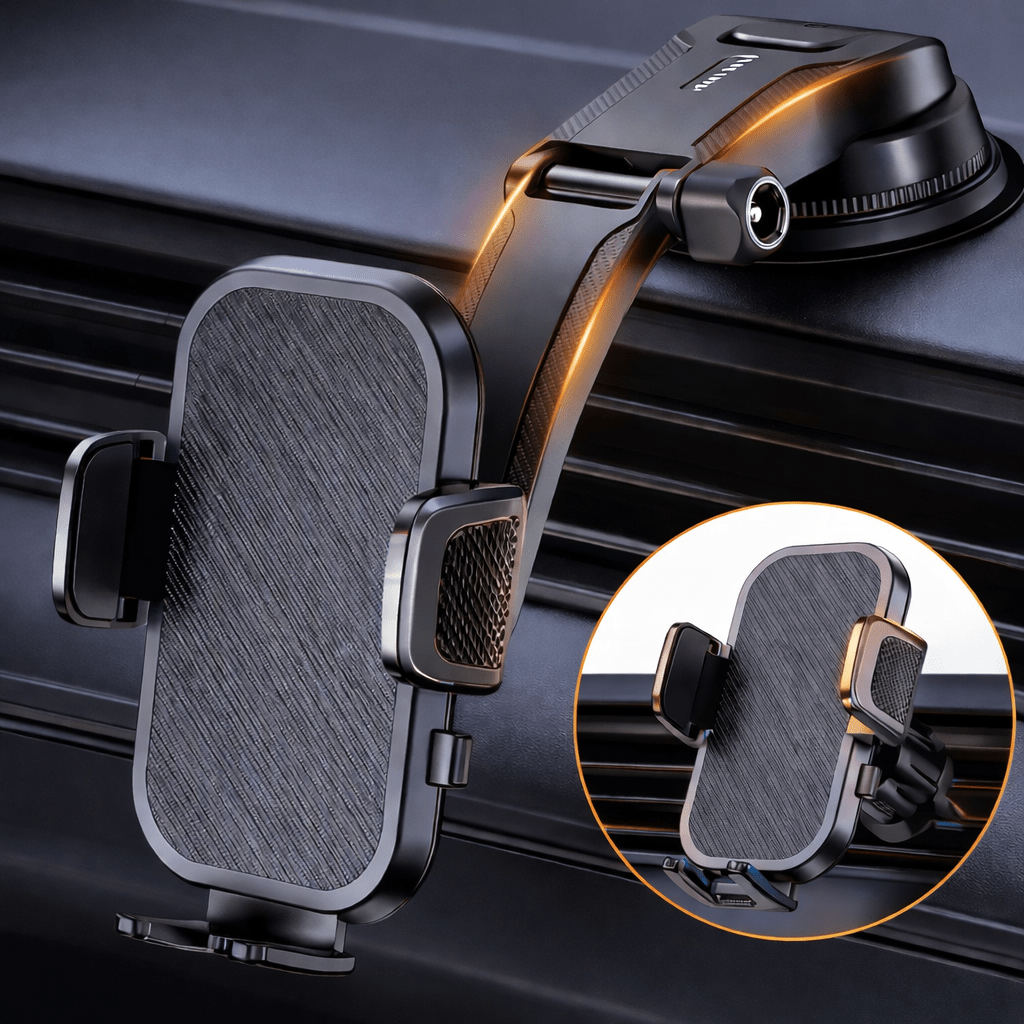 Soporte para Móvil de Coche Universal – Fijación Segura y Ajustable - M501 AUTO