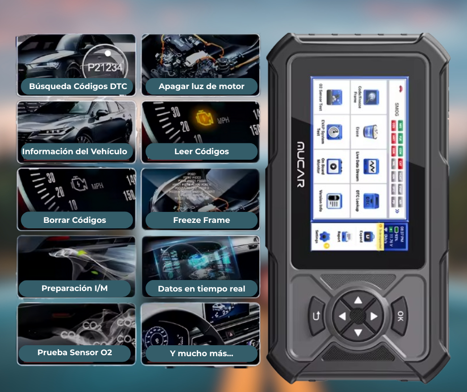 Tablet de Diagnóstico OBDII Profesional