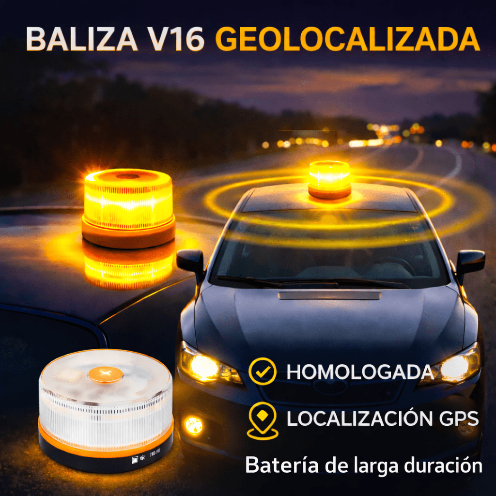Baliza V16 Geolocalizada Homologada DGT – Obligatoria - M501 AUTO